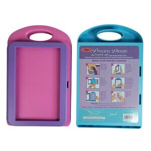 Melissa & Doug Princess Fashion Design Activity Kit Set of 2 Rubbing Arts Crafts